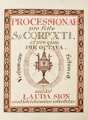 Lot 10 - An elegant liturgical manuscript prepared for presentation