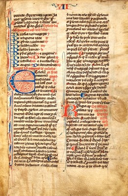 Lot 39 - The Etymologiae of St. Isidore in early manuscript
