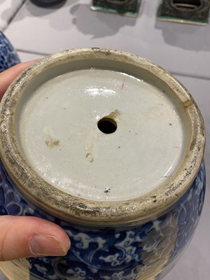 Lot 207 - Two Chinese Porcelain Vases