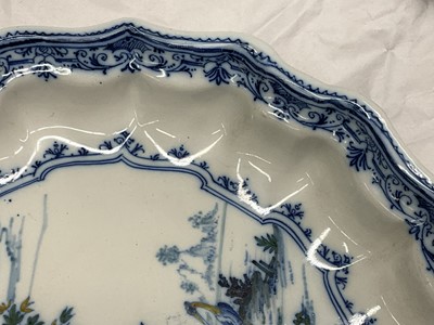 Lot 676 - Two Moustiers Faïence Blue and White Fluted Circular Fruit Dishes