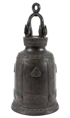 Lot 133 - A Thai Cast Bronze Bell