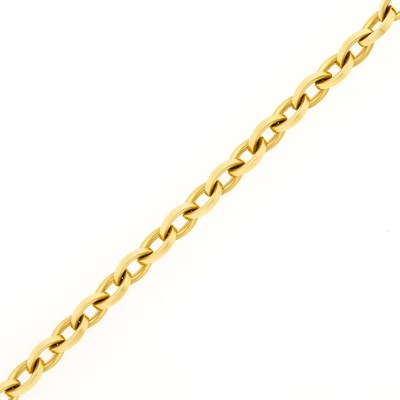 Lot 1039 - Tiffany & Co. Gold Link Bracelet
