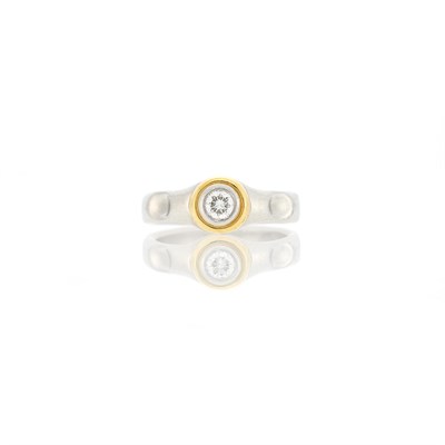 Lot 1044 - Tiffany & Co., Paloma Picasso Platinum, Gold and Diamond Ring