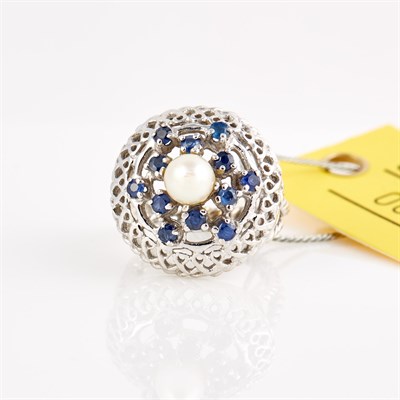 Lot 60 - Gold, Bead and Stone Ring, 14K 5 dwt. all