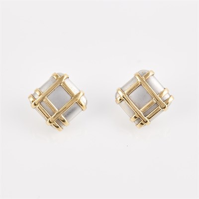 Lot 78 - Two Gold Earrings, 14K 6 dwt.