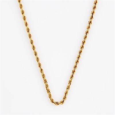 Lot 182 - Gold Neck Chain, 14K 8 dwt.