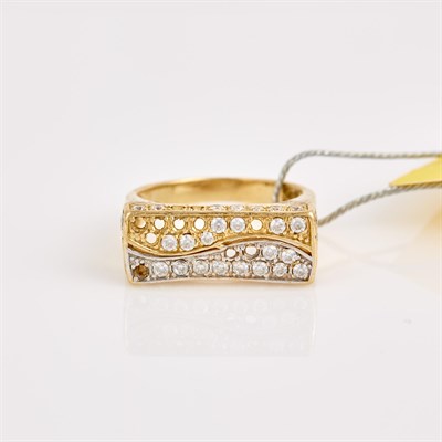 Lot 197 - Gold and Stone Ring, 14K 3 dwt. all, stones...