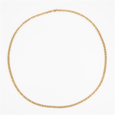 Lot 228 - Gold Neck Chain, 14K 6 dwt.