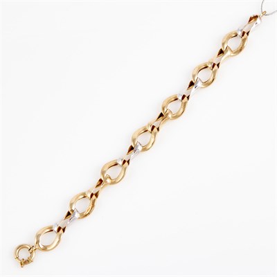 Lot 243 - Gold Flexible Bracelet, 14K 5 dwt.