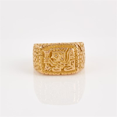 Lot 314 - Gold Ring, 18K 7 dwt.