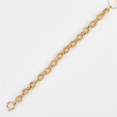 Lot 328 - Gold Flexible Bracelet, 18K 4 dwt.