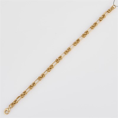 Lot 329 - Gold Flexible Bracelet, 18K 3 dwt.