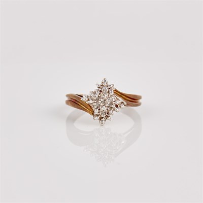 Lot 350 - Gold and Stone Ring, 10K 2 dwt. all