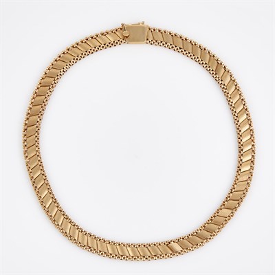 Lot 365 - Gold Necklace, 14K 25 dwt.