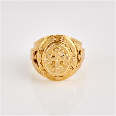 Lot 399 - Gold Ring, 18K 10 dwt.