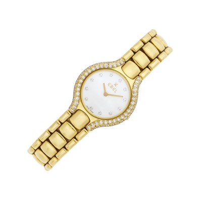 Lot 41 - Ebel Gold and Diamond 'Beluga' Wristwatch