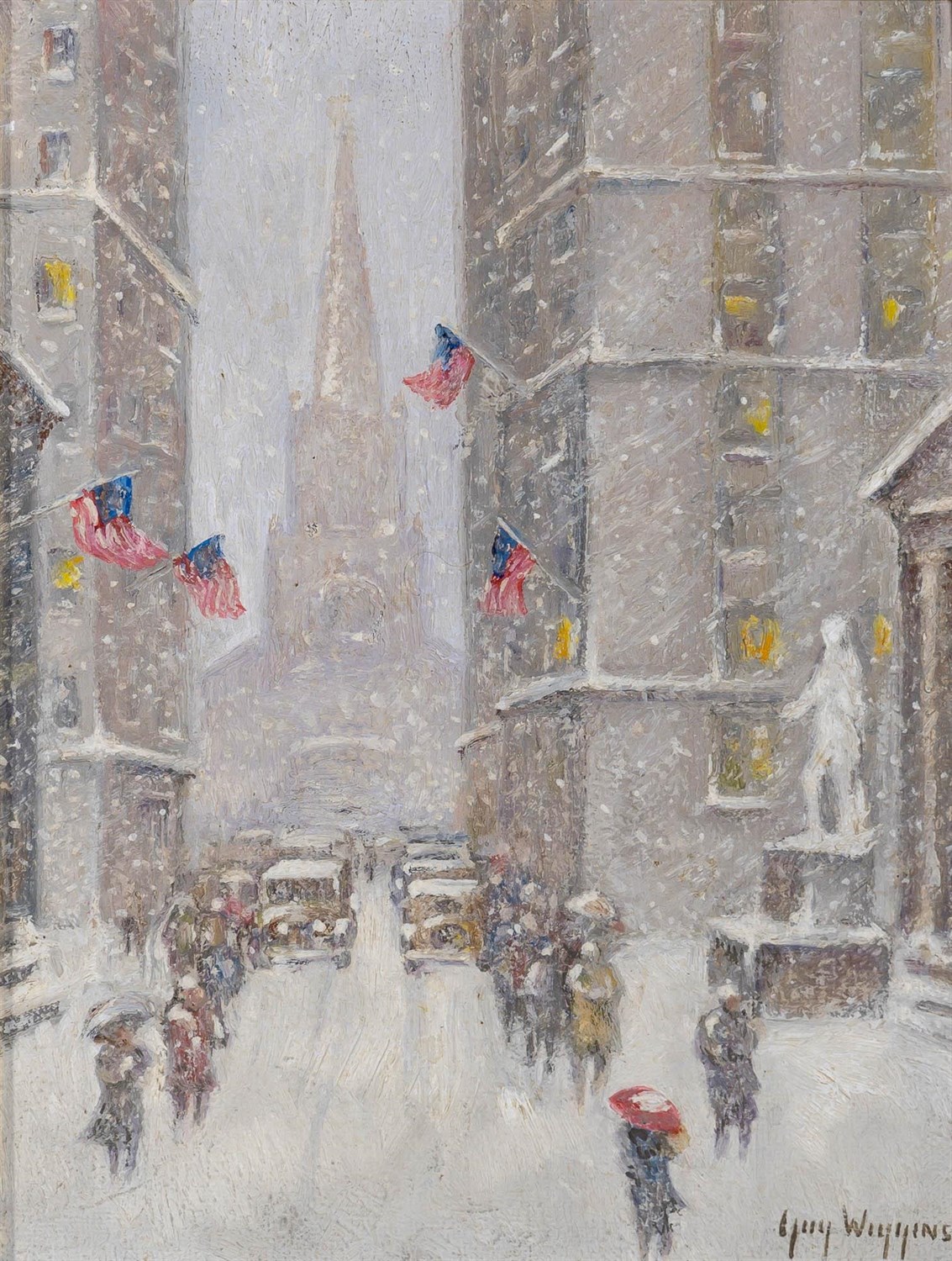 Lot 521 - Guy Carleton Wiggins American, 1883-1962...
