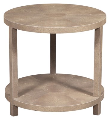 Lot 173 - Dominic Chambon Faux Shagreen Occasional Table...