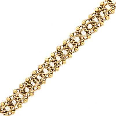 Lot 1156 - Gold Bracelet