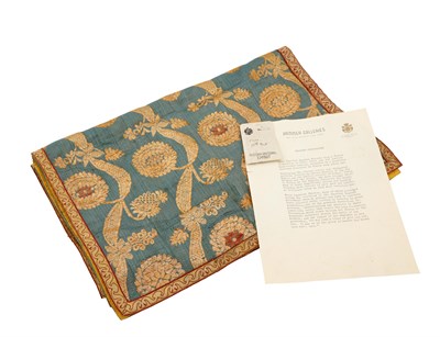Lot 37 - Russian Brocade With Hammer Galleries invoice...