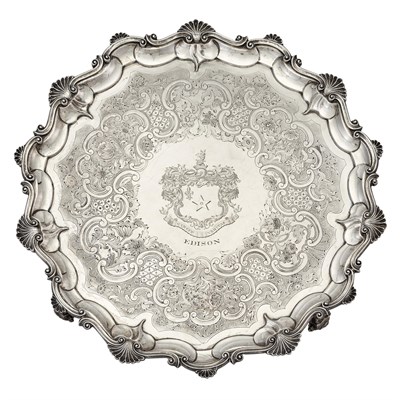 Lot 191 - George III Sterling Silver Salver