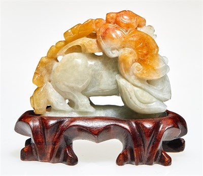 Lot 42 - Chinese Jadeite Carving Figure of a Pig