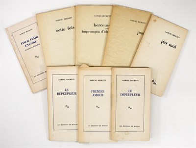 Lot 80 - BECKETT, SAMUEL Group of eight works in French...