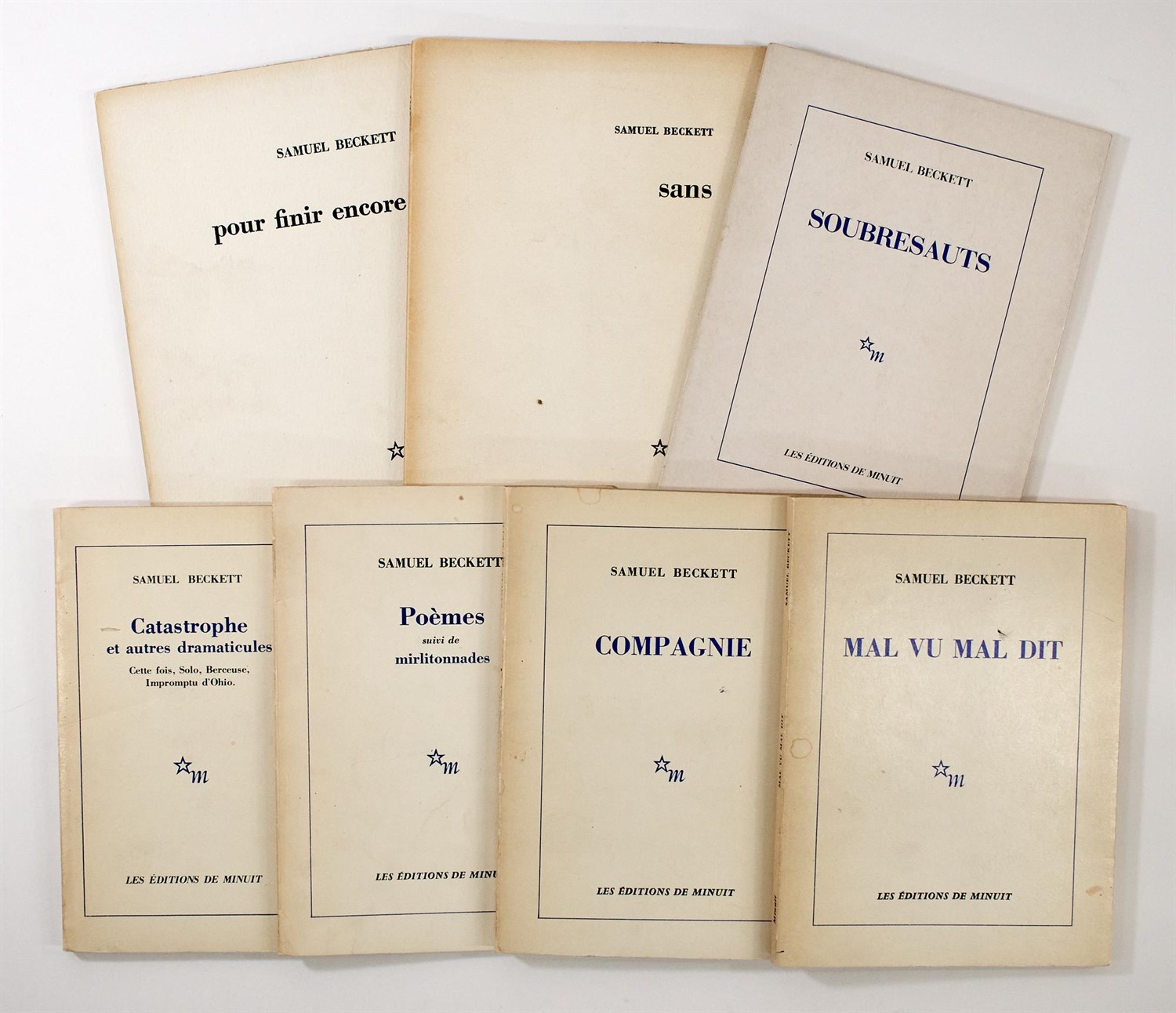Lot 79 - BECKETT, SAMUEL Group of seven works in French...