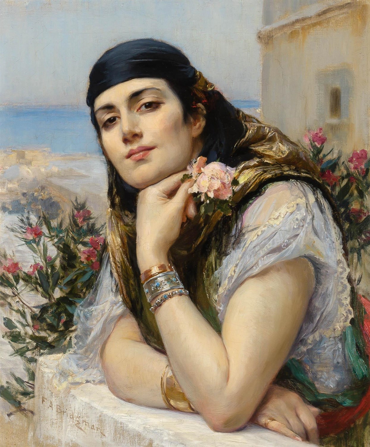 Lot 504 - Frederic Arthur Bridgman American, 1847-1928...