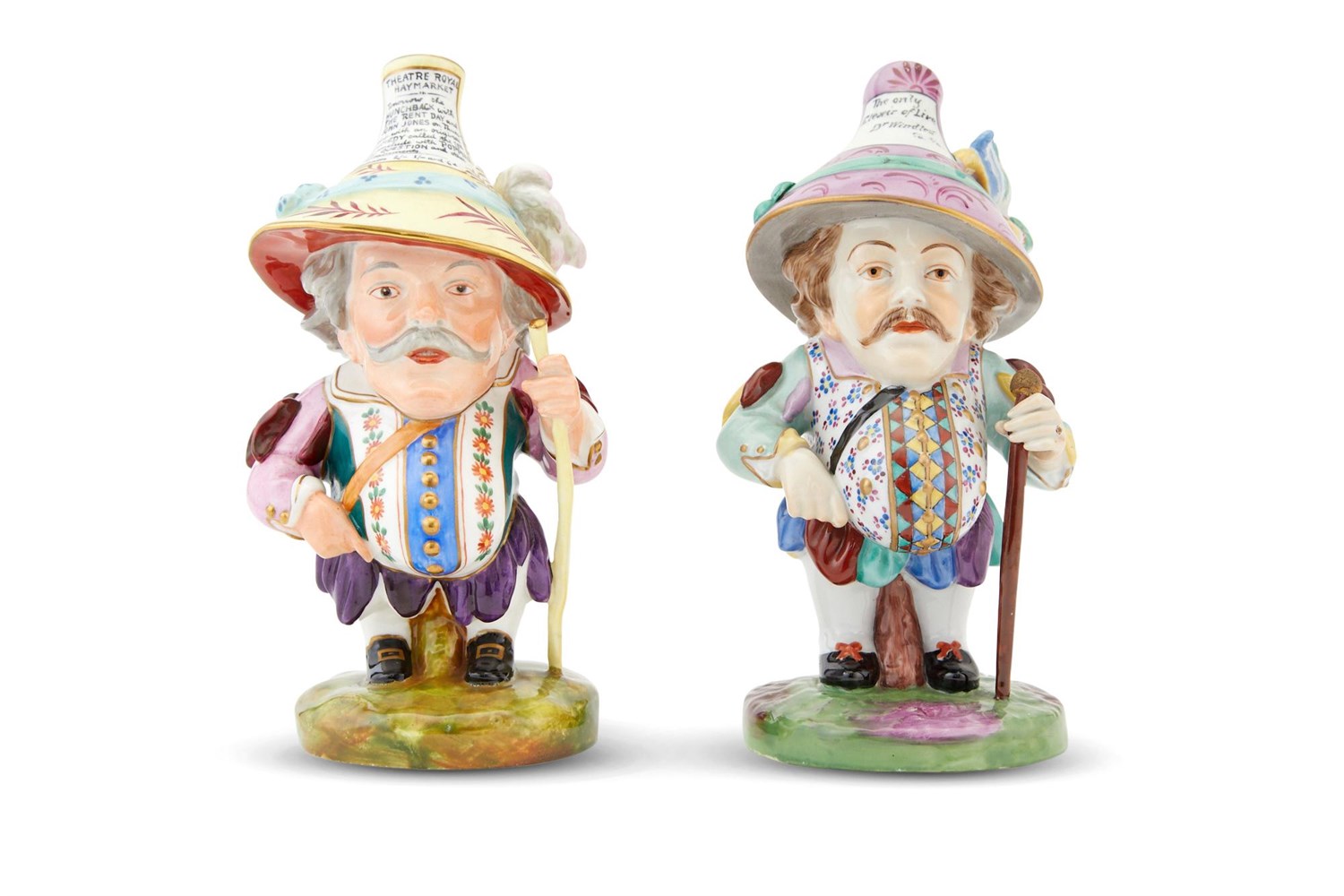 Lot 127 - Two Derby Porcelain Mansion House Dwarfs