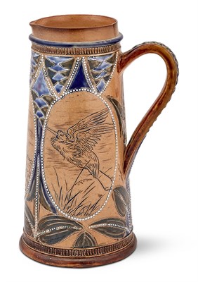 Lot 294 - Doulton Lambeth Stoneware Pitcher Designed by...