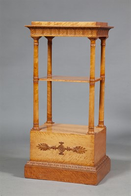 Lot 313 - Biedermeier Satin Birch Étagère 19th Century...