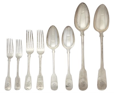 Lot 210 - Assembled English Sterling Silver Part Flatware Service