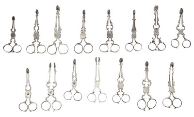Lot 155 - Collection of Georgian Sterling Silver Sugar Tongs