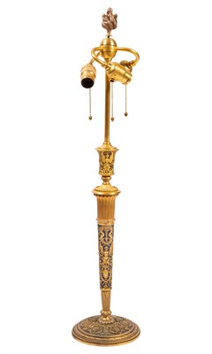 Lot 327 - Neoclassical Gilt-Bronze Lamp