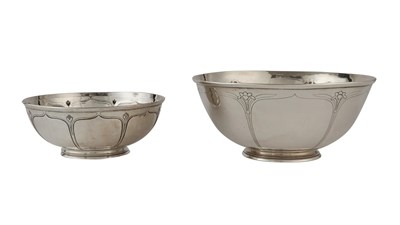 Lot 64 - Two Arthur Stone Sterling Silver Bowls