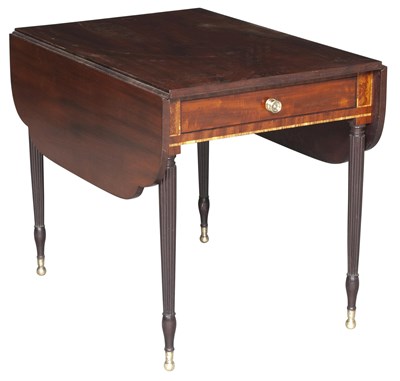 Lot 290 - Federal Inlaid Mahogany Pembroke Table New...