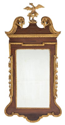 Lot 167 - George III Parcel-Gilt Mahogany Mirror Height...