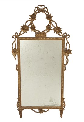 Lot 292 - Louis XVI Style Giltwood Mirror Late 19th...