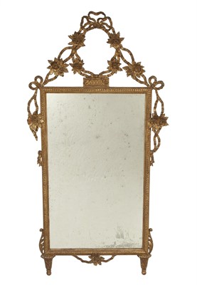 Lot 289 - Louis XVI Style Giltwood Mirror