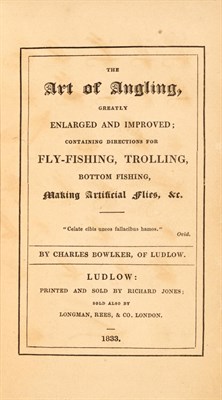 Lot 121 - [ANGLING] Four 19th century works on angling....