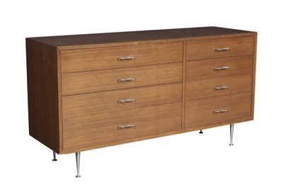 Lot George Nelson Walnut Double Chest of Drawers