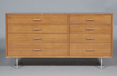 Lot 556 - George Nelson Walnut Double Chest of Drawers