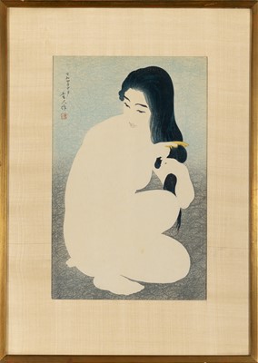 Lot 613 - A Japanese Woodblock Print by Torii Kotondo
