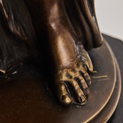 Lot 264 - Pair French Gilt and Patinated Bronze Candelabra