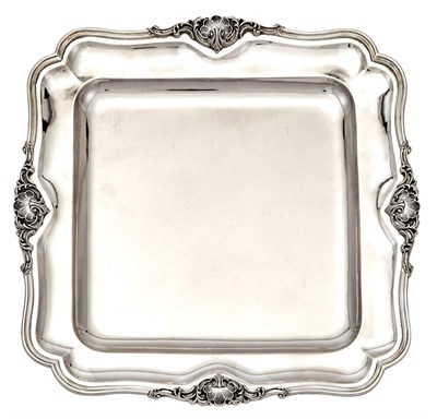 Lot 1065 - Continental Silver Tray