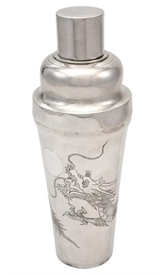 Lot 12 - Chinese Export Silver Cocktail Shaker