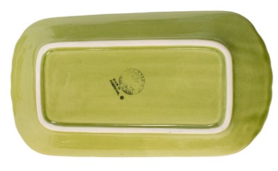 2 Portuguese Ceramic Asparagus Dishes