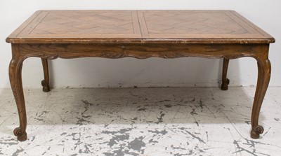 Lot 373 - Provincial Style Oak Dining Table