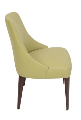 Modern Green Leather Chair